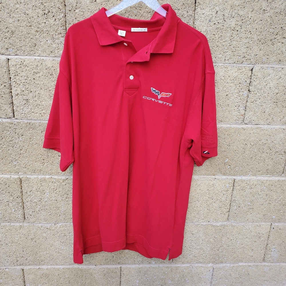 Cutter & Buck Red Corvette Polo
